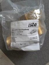 Wasserzähler - Verschraubung 1  1/2 Messing