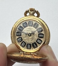 Goldene Mentor Taschenuhr Mechanisch Handaufzug Uhr 