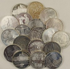 20 x 10 DM Gedenkmünzen