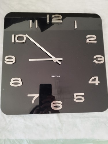 Wanduhr glas von karlsson - wanduhr,