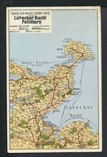 Ansichtskarte Lübecker Bucht Fehmarn Schleswig-Holstein Landkarte