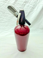 Vintage red SODA Siphon