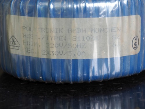 Ringkerntrafo pri 230v sec - 230v,