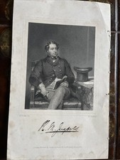 Original Antiker Druckstich R