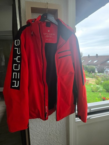 Skijacke spyder rot schwarz - spyder, rot/schwarz