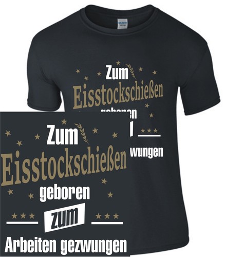 Zum eisstockschießen geboren - eisstockschießen,