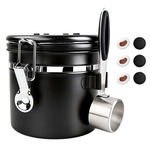 Kaffeedose edelstahl luftdicht - kaffeedose,