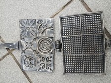 Altes Zimt Waffeleisen aus