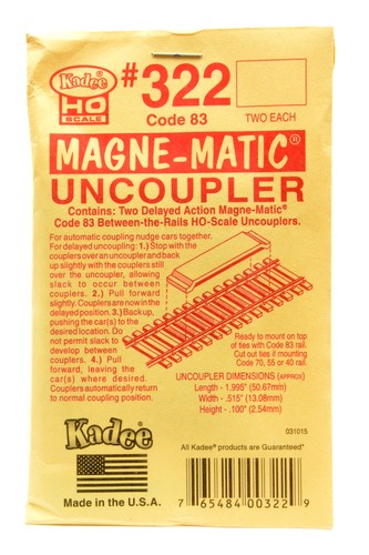 Kadee 322 entkuppler - •,