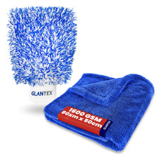 Auto Waschhandschuh Premium Mikrofaser Microfaser Handschuh Reinigung Autowäsche