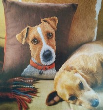 Stickvorlage, Kreuzstich, "  Jack Russell Terrier - Tierportrait    " 