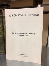 Epson Stylus Color 740 Druckersoftware für den Macinthosh Epson Hrsg.: