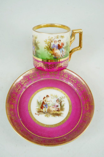 Jugendstil mokkatasse - mokkatasse, /