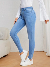 Damen Jeans High Waist Skinny