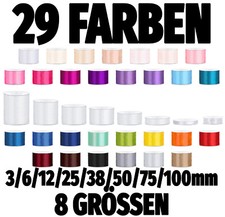 25/50m Satinband Deko Schleife