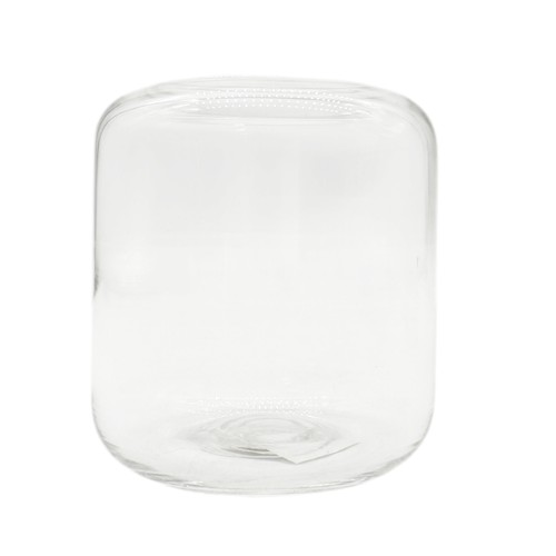 Glas vase klar 17 cm - klar,
