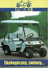 Melex vehicle range (made in Poland) _2000 Prospekt / Brochure 