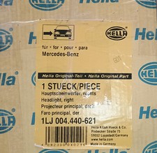 Hella Originalscheinwerfer Rechts  W124 nur Linksverkehr Hella Nr.1LJ004440621