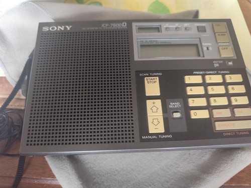 Sony icf 7600d weltempfänger - sony,