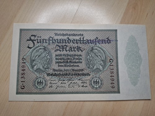 500000 mark reichsbanknote - 500000,