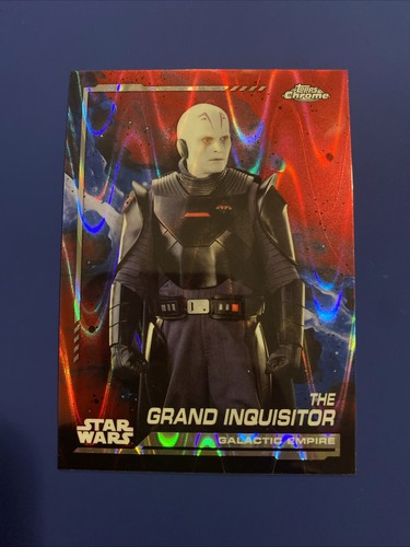 Star wars karte topps chrome - wars,
