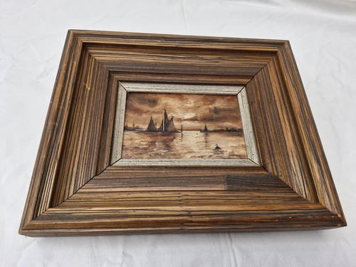 Altes ölgemälde maritim - maritim, /