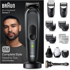 Braun MGK7491 Series 7 All-in-One Style Kit Haarschneider - Schwarz - NEU & OVP