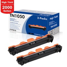 2XXL Toner Kompatibel für Brother TN-1050 DCP1510 DCP1612W HL1210W MFC1910W 1810