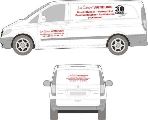 Teilige kfz beschriftung - 5-teilige,