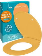 Toilettendeckel Curry-Gelb