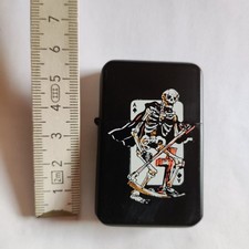 Benzin Feuerzeug "Ass Sensenmann" Klappfeuerzeug Benzinfeuerzeug NEU.