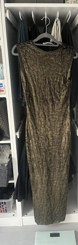 Damen kleid gold schwarz - gold,