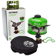 Optimus Crux Gaskocher 3.000 W mit Gaskartusche 230 g Camping Outdoor klappbar