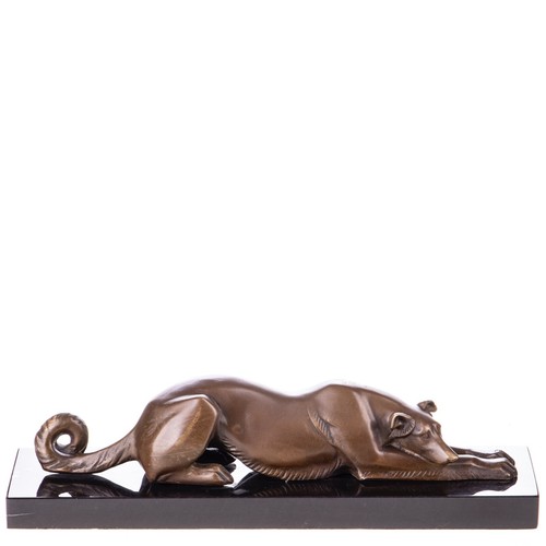 Bronzefigur skulptur liegender - bronzefigur,