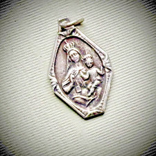 Religiöse Medaille  / Skapulier Antik Frankreich um 1900