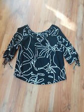 ?? Carmen Bluse Street One Gr S, 36, schwarz weiß NEU???