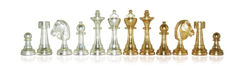 Italfama messing schachfiguren - messing,