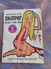 Barbie Skipper Booklet vintage Mattel 1963 Junior Edition