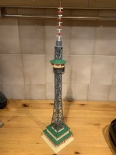 H0 6303 Brawa Funkturm , Eheim/Brawa  6303 Fernsehturm mit Beleuchtung, Rarität