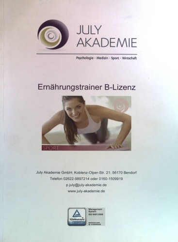 Ernährungstrainer lizenz - ernährungstrainer, b-lizenz