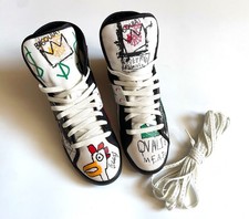 Reebok Jean-Michel Basquiat High Top Down Sneakers Turnschuhe Y2K NYC New York