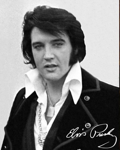 Repro autogramm elvis - -,