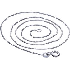 Zarte Venezianerkette Weissgold 333 8K ECHT GOLD 45cm NEU Geschenk Idee Taufe