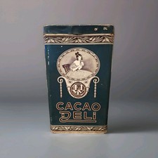 Kakao Container Blechdose cacao Deli Jugendstil Um 1900 Antik 