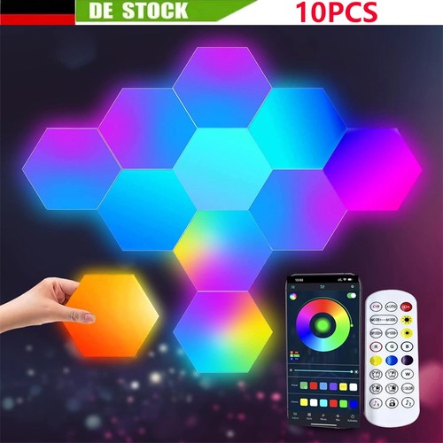 10x bluetooth led hexagon - bluetooth,