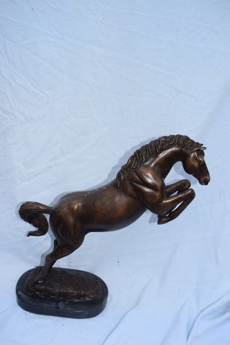 Springendes pferd bronze - springendes,