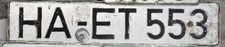DIN-Kennzeichen HA-ET 553 Hagen *Sammlungsauflösung*