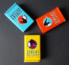 3 American Spirit gepresstes Logo Metall DOSE Zigaretten Dose Total Trendig