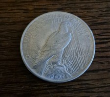 USA 1 Silberdollar 1923 - 900/1000 Silber - Peace - Dollar (Friedensdollar)
