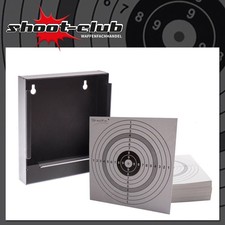 Kugelfang Kasten Zielscheiben mit 100 Luftgewehr Zielscheiben